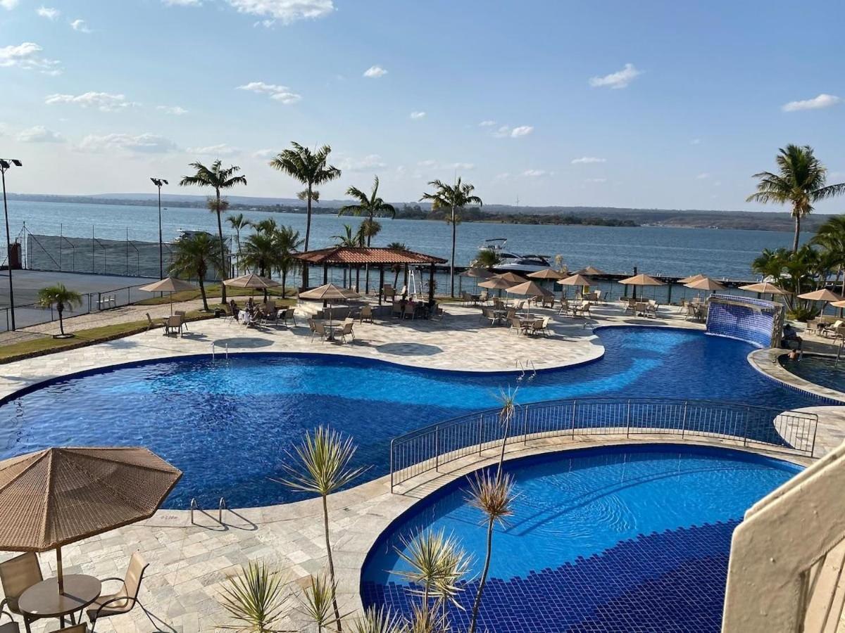 Luxuoso Flat Lake Side Com Vista Para O Lago Brasília Ngoại thất bức ảnh