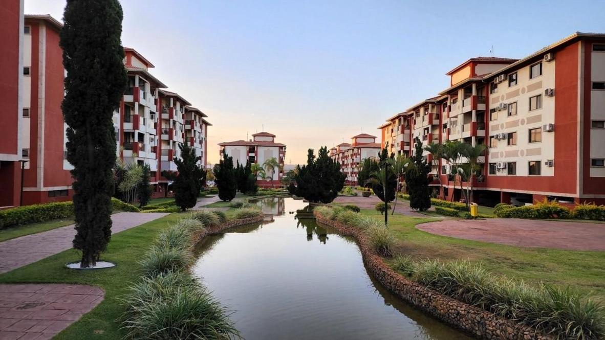 Luxuoso Flat Lake Side Com Vista Para O Lago Brasília Ngoại thất bức ảnh